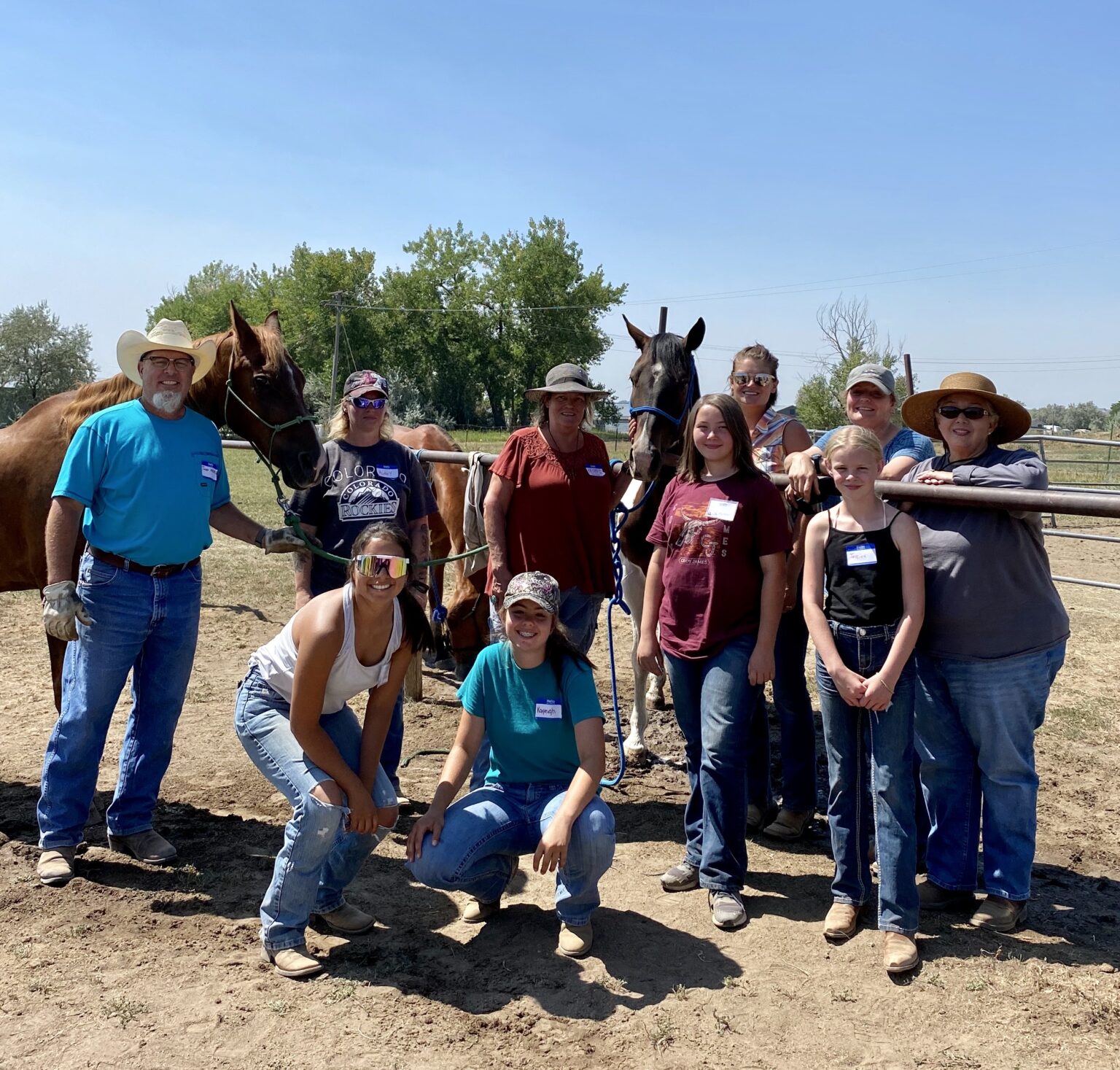 Volunteers Allegiance Ranch and equine Rescue