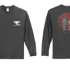 Adult and Children's Long-sleeved T-Shirts Footsteps and dog tags